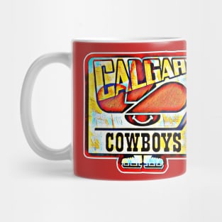 Calgary Cowboys Hockey Mug